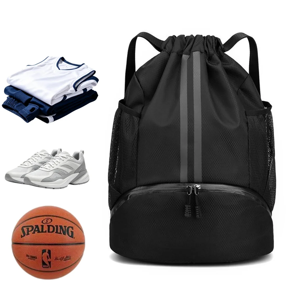 Drawstring Gym Bag - Tas Ransel Olahraga dengan Tali Serut,