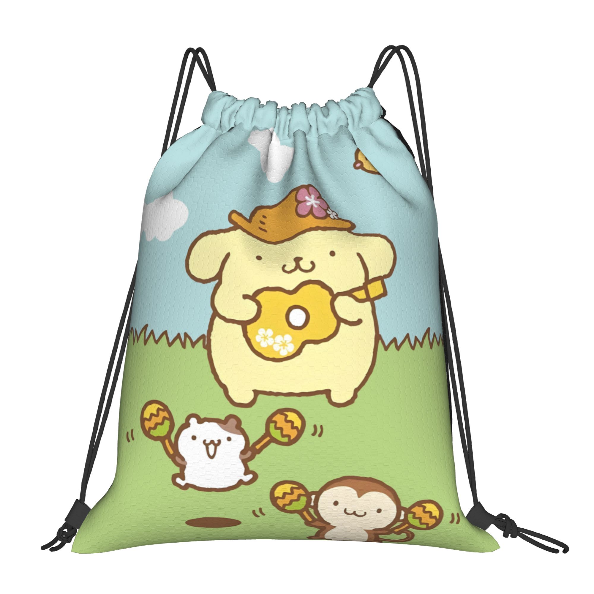Tas Ransel Serut P-Pompompurin - Drawstring Gym Bag ulasan dan harga