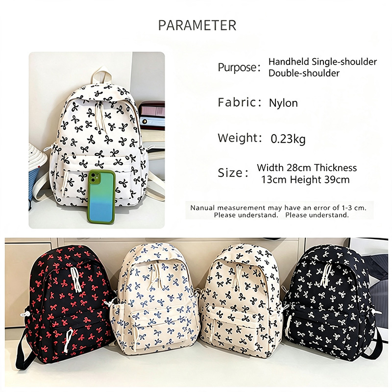 Ransel Motif Pita Lucu Bahan N - School Backpack Teen ulasan dan harga