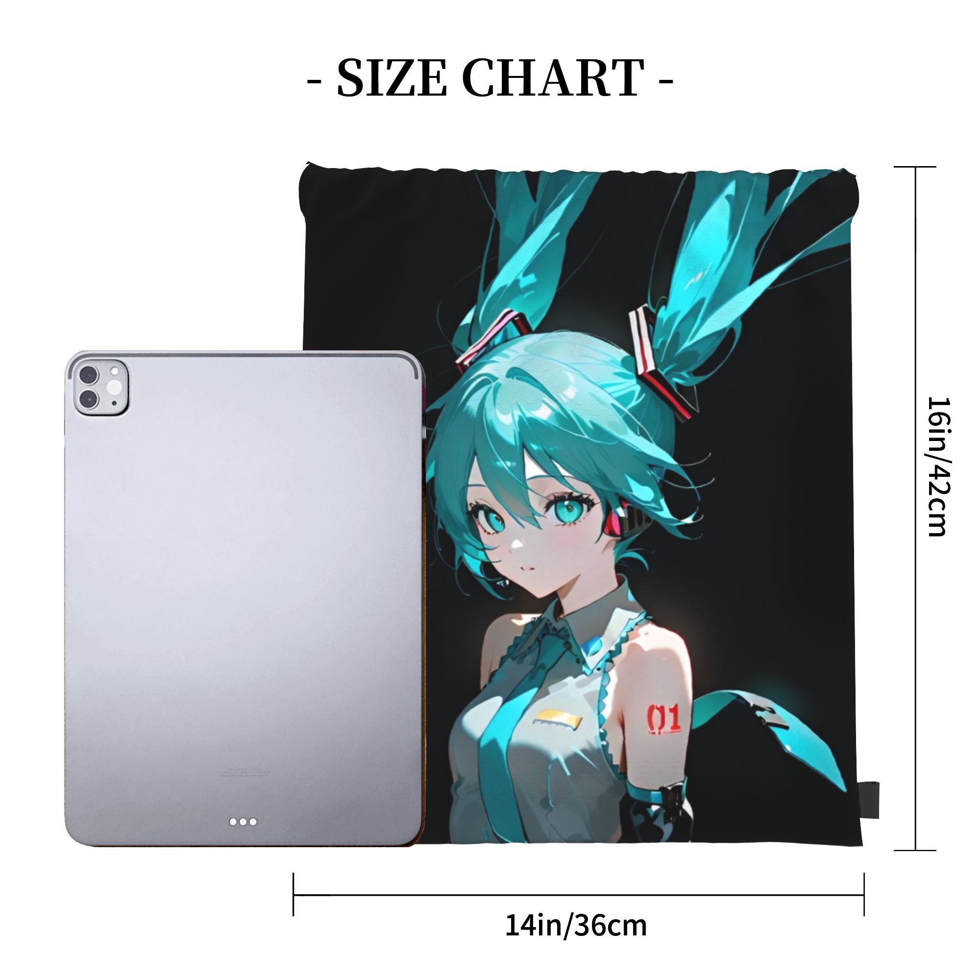 H-Hatsunes Mikus Bag Tas Pungg - Drawstring Gym Bag ulasan dan harga